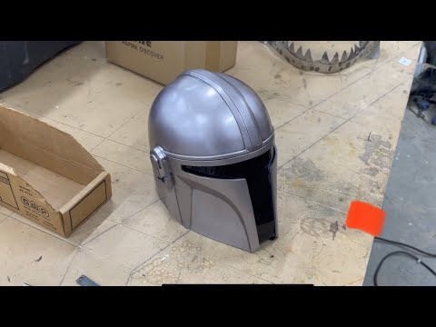FleaMarket finds : Mandalorian helmet, brass and stainless steel￼￼