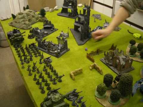 Imperial Guard Vs Eldar 1500 Points Objective Based