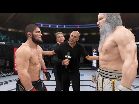 Khabib vs. Zeus The God - EA Sports UFC 4 - Champion Fight 🦅
