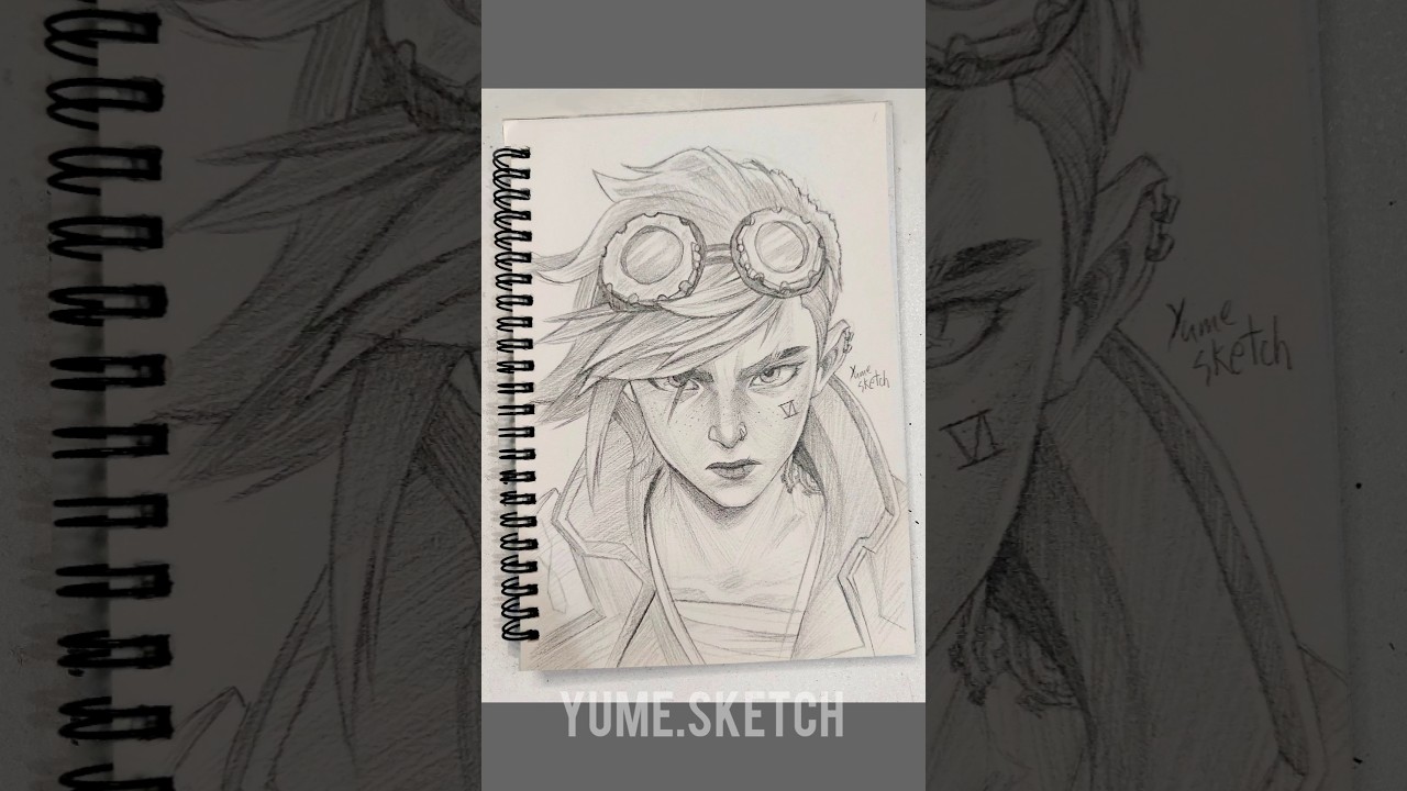 vi fantastic sketch🧁 #shorts #vi #arcane