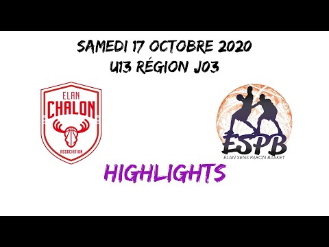 Basket U13 Masc Région BFC J03 Elan Chalon vs ESPB highlights