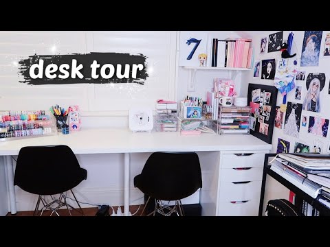 DESK TOUR (how i store and organise my stationery and journals)