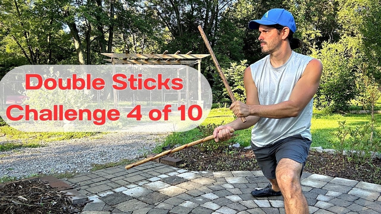 Kali DOUBLE STICKS SINAWALI Challenge Drill 4 of 10