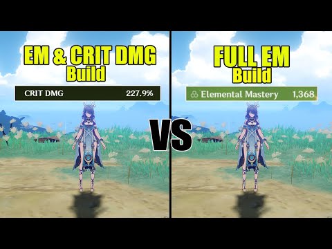 Lauma CRIT DMG Build and FULL EM Build // Genshin impact