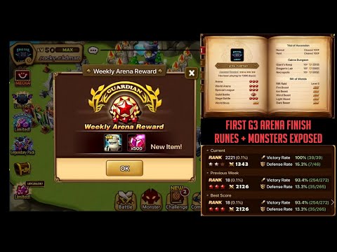 G3 Arena Rush 23 February 2020 + RUNES SHOWCASE [SUMMONERS WAR]