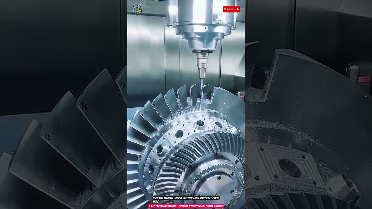 5-Axis CNC Milling Machine – Precision Technology for Turbine Impellers