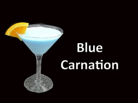 Blue CarnationCocktail  Drink Recipe HD
