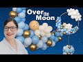 Over The Moon Baby Shower Balloon Hoop