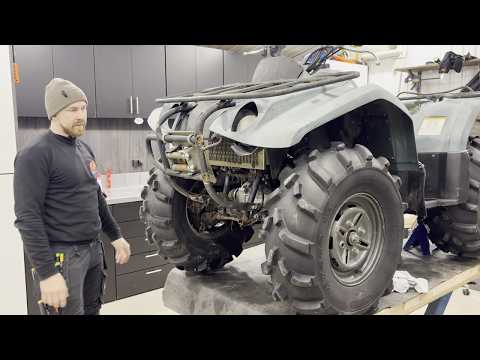 Fixing My "New" ATV & Frozen Water in the Garage