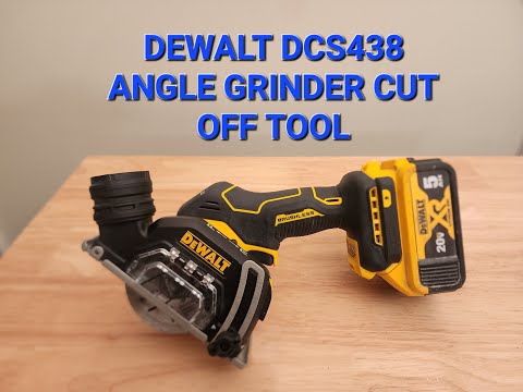 Dewalt DCS438 Angle Grinder Tool Tutorial