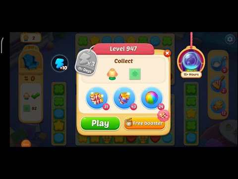 Matchington Mansion Level 947 - My No Booster Level / iOS/Android