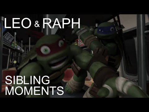 Leo and Raph being siblings for 14 minutes straight