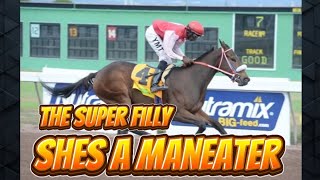  SHES A MANEATER , caymanas park super filly.