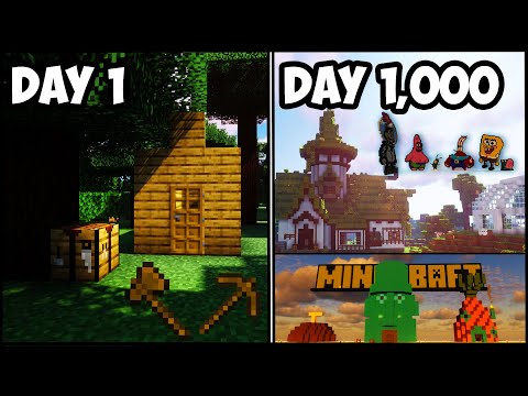 Minecraft Julia's EPIC 1,000 Days Tour! Insane Survival Adventure!