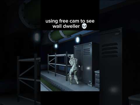 Wall dweller caught in 4k 💀📸 #roblox #robloxpressure #walldweller #sebastian