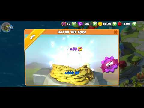 Hatching The Porcelain Dragon, #DragonManiaLegends, one step closer to #Freya and Copper Dragon. :)