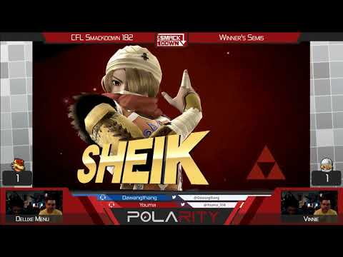CFL Smackdown 182 WiiU - Vinnie (Sheik) vs Deluxe Menu (Bowser) - Winners Semis