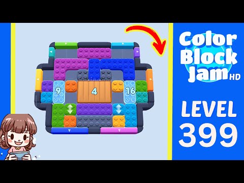 Color Block Jam Level 399 Solution Walkthrough