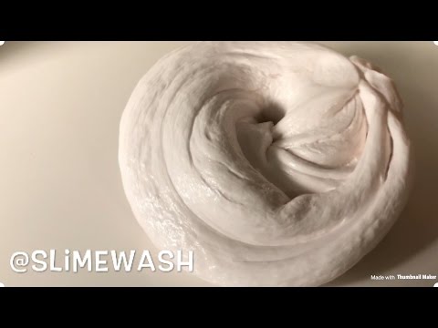 White Fluffy Snow Slime! ASMR//Relax