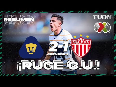 Highlights and goals | Pumas 2-1 Necaxa | Liga MX - CL2025 J1 | TUDN