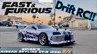 Skyline GTR Fast and Furious Drift RC