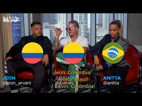 Entrevista Anitta, J Balvin e Jeon para MVTO legendada