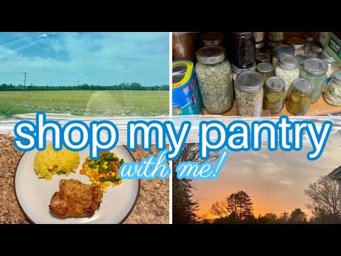 SHOPPING THE PANTRY AND FREEZER FOR THE WEEK!