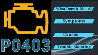 OBD p0403 significado