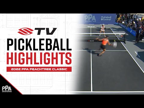 Anna Leigh Waters Kitchen Forehand Pickleball Highlight - 2022 PPA Peachtree Classic Women's Singles