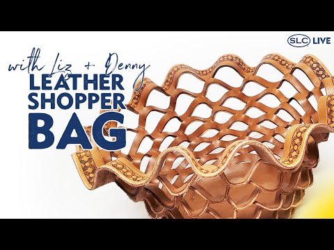 Leather Shopper Bag w/ Liz + Tony