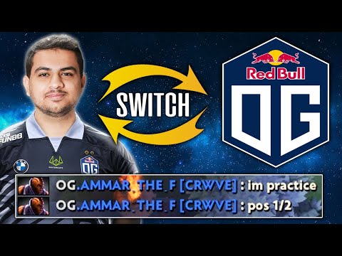 OG switching role? - ATF practicing POS 1/2 in ranked DOTA 2