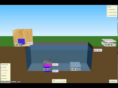 Archimedes' Principle: Simulation