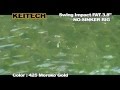 Keitech Easy Shiner 4 Gummifische 10cm - 5g - Green Pumpkin/Chartreuse - 7Stück