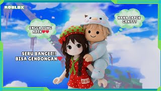 GEMES!! DI TOWER INI MAINNYA BISA SAMBIL GENDONGAN😍 @Bobarose19  | Indo Tower -  Roblox Indonesia