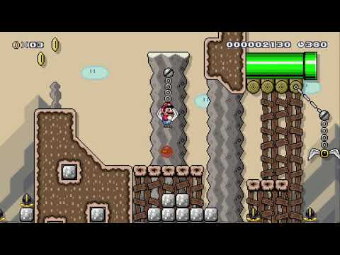 Bomb-Omb Mountains by Bretttt - Super Mario Maker 2 - No Commentary 1bx