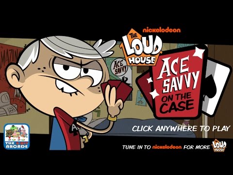 The Loud House: Ace Savvy On The Case - Lincoln Loud Is A Super Sleuth (Nickelodeon Games) Video