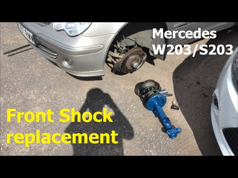 Mercedes W203/S203 front shocks replacement
