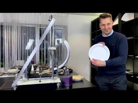 Porzellan Kantenschlagfestigkeit Vergleich: Holst Porzellan/Germany FT 025 vs Bauscher B1100/25