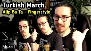 Download lagu Baru Pertama Liat Fingerstyle SEGILA Ini – Reaksi Turkish March Alip Ba Ta mp3