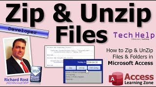 How to Zip and Unzip Files and Folders Using Microsoft Access VBA