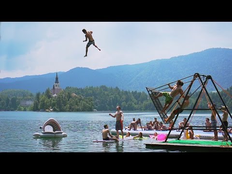 Extreme Russian Swing Flips into a Lake! | Daredevils