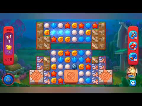 фишдом 2022  #  10882 уровень - прохождение без бустеров # Fishdom,   10882  level - no Boosters.