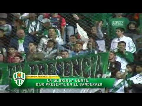 "BANDERAZO EN BANFIELD - LA GLORIOSA GENTE BRINDÓ SU APOYO AL EQUIPO - 22-04-2016" Barra: La Banda del Sur &bull; Club: Banfield