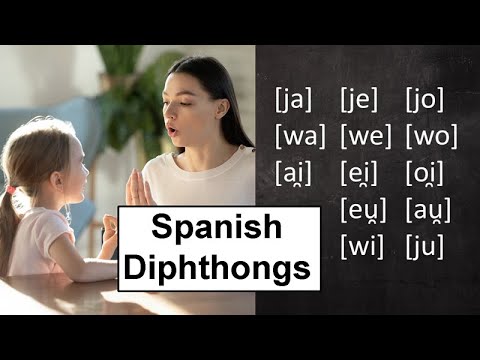 Pronouncing Spanish Diphthongs (corrected)