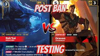 RekSai vs Draven ll Riftbound Spiritforged Match