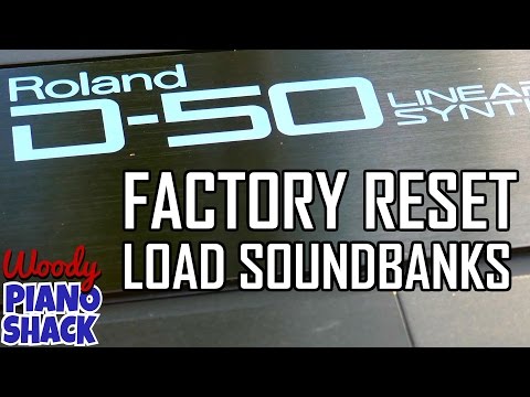 Roland D-50 sounds reset | load patches via sysex tutorial