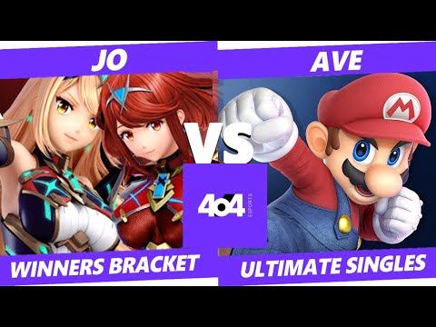 4o4 Smash Night 101 - EVC| jo (Mythra, Pyra) vs GUMP2| Ave~ (Mario) - Winners Round 4