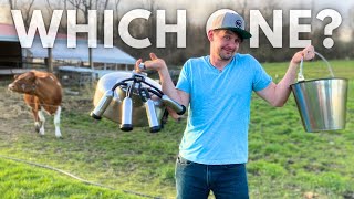 The TRUTH about Hand Milking VS Machine Milking