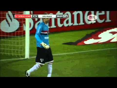 Milagres de Rogério Ceni contra a Universidad Católica pela Copa Sul-Americana 2013