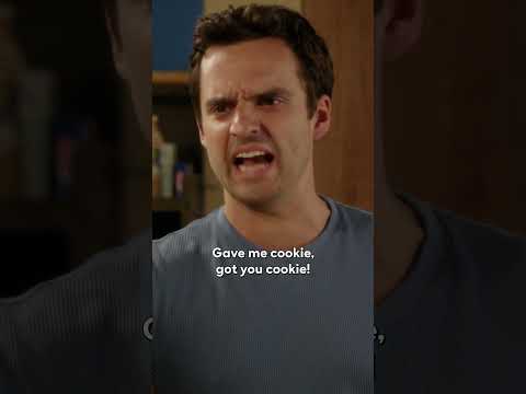gave me cookie, got you cookie! 🍪 #Shorts #NewGirl #JakeJohnson